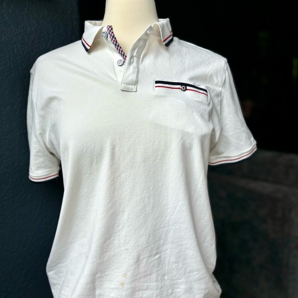 Ben Sherman White Polo Shirt with Classic Styling - Picture 1 of 6